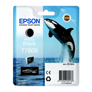 Cartouche d'encre EPSON T7608 noir mat Orque