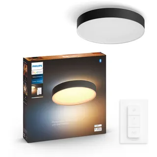 Plafonnier PHILIPS HUE White Ambiance Enrave L noir