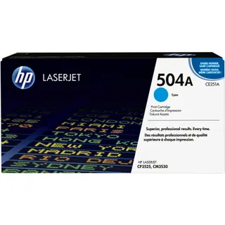 Toner HP N°504A TONER CYAN