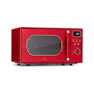 Micro ondes grill KLARSTEIN Julieta grill 20L 800 W Ø25,5cm Rouge