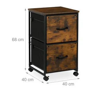 Armoire HELLOSHOP26 Caisson de bureau à roulettes design ind