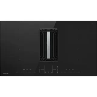 Plaque induction aspirante KLARSTEIN AirJet FlexPro hotte 90 cm Flexzone noir