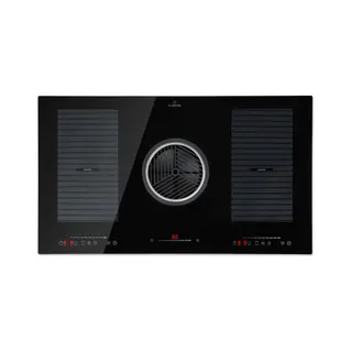 Plaque induction aspirante KLARSTEIN Full House 3.0 avec hotte 655 m³/h noir