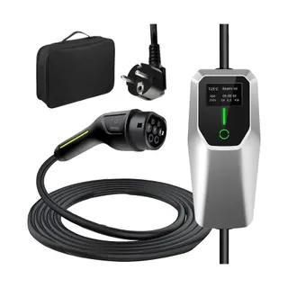 Accessoire borne de recharge JUNSUN Câble recharge voiture 4M 3.5KW type 2