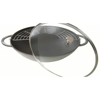 Wok STAUB gris graphite  Ø37cm