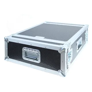 Flight case KIMEX rack case 19", Capacité 4U, Double porte