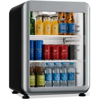 Réfrigérateur 1 porte KLARSTEIN Audrey Evo 56x38cm LED 85W Inox