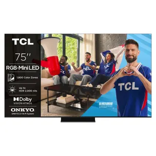 TV RGB TCL 75RM7L (2026) 75" (189 cm) - Expérience Gaming, 144Hz, Google TV, système audio ONKYO