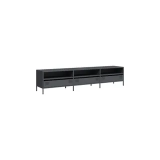 Meuble TV HELLOSHOP26 Meuble TV industriel design robuste avec