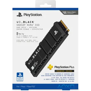 Disque SSD interne WESTERN DIGITAL WD BLACK SN850P pour PS5 2To