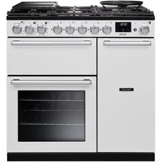 Piano de cuisson gaz FALCON NEXUS NGC TAB GAZ 90 CM BLANC CHROME