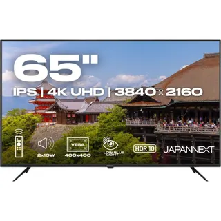 JAPANNEXT Ecran PC Grand Format 65" IPS 4K