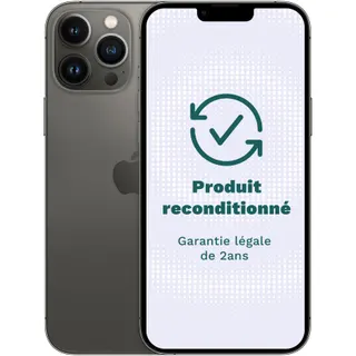 Smartphone APPLE iPhone 13 Pro Max 5G 128Go Noir Excellent État avec Batterie Neuve - Reconditionné