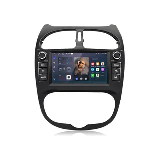 Autoradio connecté JUNSUN pour Peugeot 206 CC 2001-2006 7"Carplay