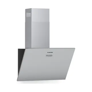 Hotte décorative murale inclinée KLARSTEIN Silver Lining 60 cm 600 m³/h CEE A inox