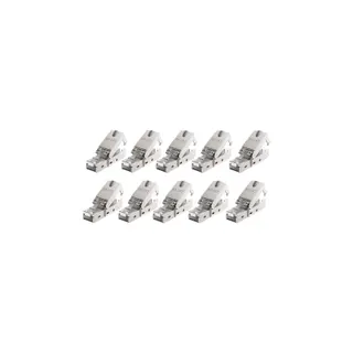 KOMELEC Connecteur RJ45 Cat6 câble monobrin (10)