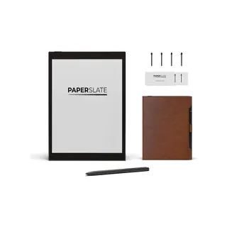 Bloc-notes numérique PAPERSLATE Pack Pro + Couverture Brune + 4 Mines
