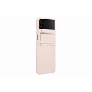 Coque SAMSUNG Z Flip 4 Cuir rose