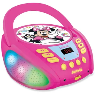 Lecteur CD LEXIBOOK Bluetooth Minnie avec effets lumineux