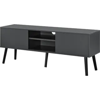 Meuble TV HELLOSHOP26 Meuble TV design support télé 120 cm gri