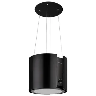 Hotte décorative îlot KLARSTEIN Skyfall îlot Ø45 cm 402 m³/h LED noir