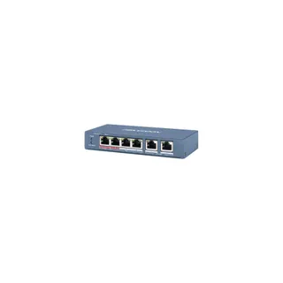 Switch ethernet HIKVISION Switch 6 ports dont 4 ports PoE longue d