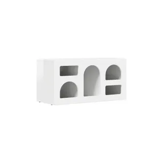 Meuble TV HELLOSHOP26 Meuble TV moderne polyvalent avec rangem