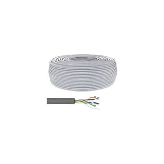 KOMELEC Câble Ethernet Cat 6 rigide blindé 300m