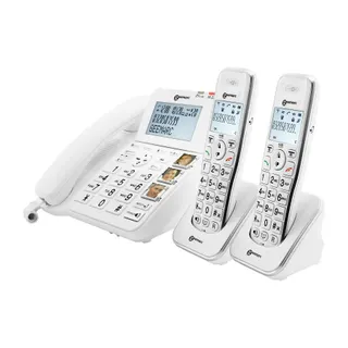Téléphone sans fil GEEMARC Téléphone Senior Amplifié + 2 Combinés