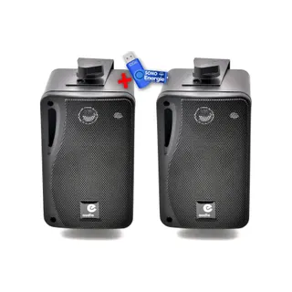 Enceinte Multiroom E-AUDIO B416B – Paire d'enceinte passive noire 4
