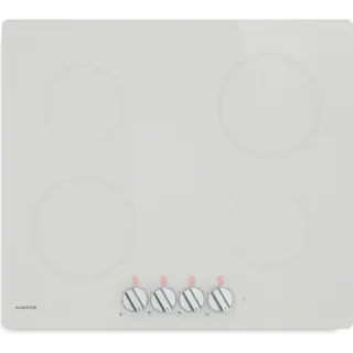 Plaque induction KLARSTEIN Kochheld 4 feux Élégant 7000W 60cm Blanc