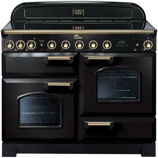 Piano de cuisson induction FALCON DELUX110 INDUC NOIR LAITON