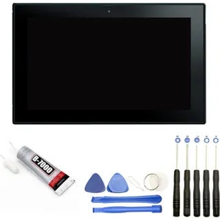 Ecran téléphone VISIODIRECT Vitre + LCD pour Nokia Lumia 2520 NOIR