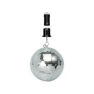 Jeu de lumières FX-LAB Boule à Facettes Argentée 40cm FXLab ave