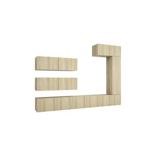Meuble TV HELLOSHOP26 Ensemble de meubles armoire buffet TV té