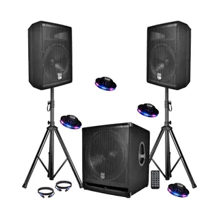 Pack sono BM SONIC BMS1812 USB/Bluetooth 2400W  Sub 18" + 2