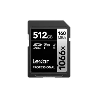 Carte SD LEXAR 1066x SDXC - 512Go - Class 10, U3, V30