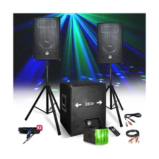 Pack sono BM SONIC Kit PACK SONO BM SONIC 1512 2200W Encein