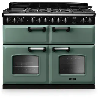 Piano de cuisson mixte FALCON NGC TAB MIX 110 CM VERT MINERAL CHROME