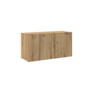 Meuble TV HELLOSHOP26 Meuble TV mural pratique et moderne 80 x