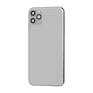 Pièce détachée AVIZAR + Vitre arrière iPhone 11 Pro Max Argent
