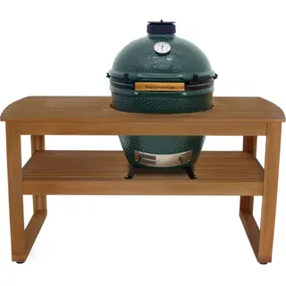 Support barbecue BIG GREEN EGG eucalyptus large sans roue