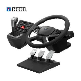 Volant + Levier de vitesses + Pédalier HORI Force Feedback Truck Control System