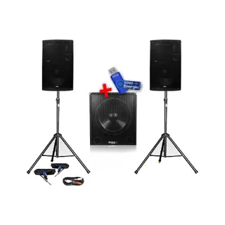 Pack sono IBIZA Pack 1512 Sono 2000W + Clé USB 32G