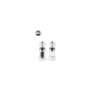 Duo moulins à poivre et sel PEUGEOT Oslo Plastique Transparent 14cm