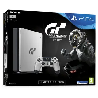 Console SONY Slim 1To Silver + Gran Turismo Reconditionné