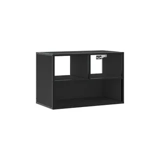 Meuble TV HELLOSHOP26 Meuble TV mural design industriel noir 6