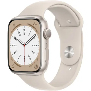 Montre connectée APPLE WATCH 45MM Alu/Lumière Stellaire Series 8 Reconditionné