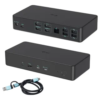 Hub USB C DEXLAN CADUAL4KDOCKPD2
