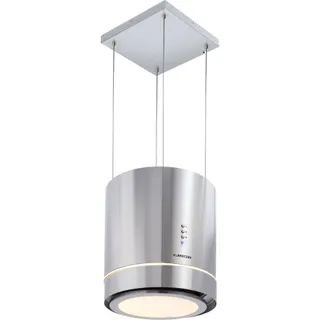 Hotte décorative îlot KLARSTEIN Tron Ambience îlot Ø38cm 540m³/h inox